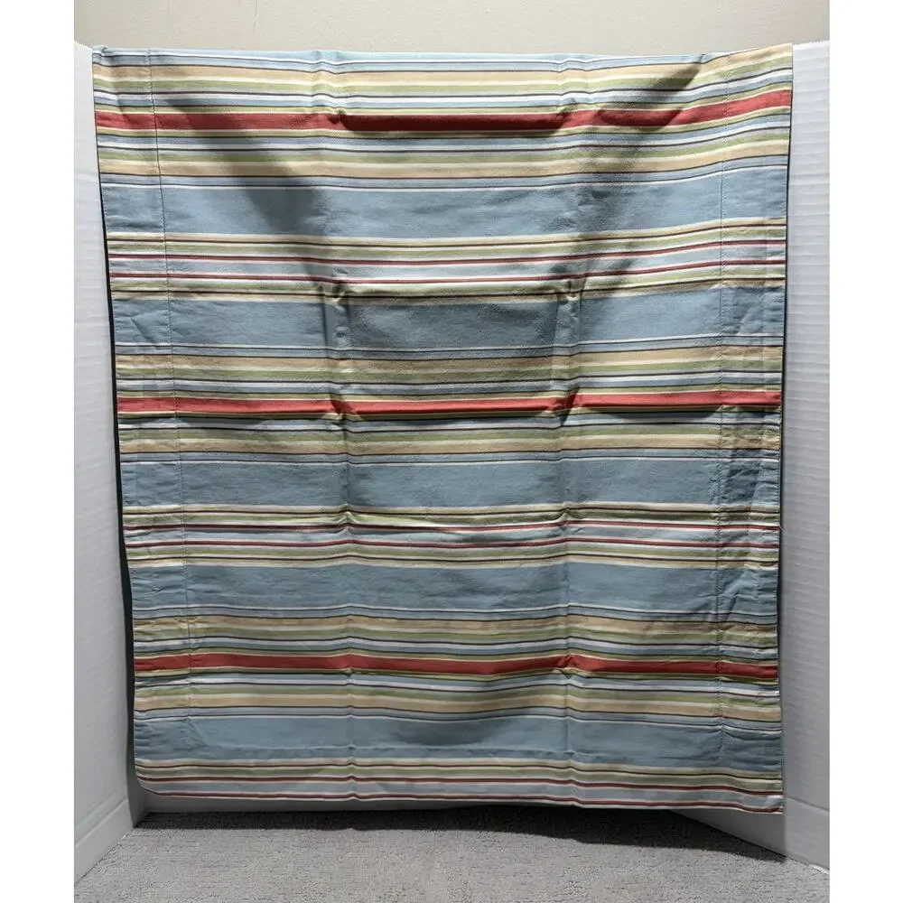 Pottery Barn Duvet Cover King Doyle Stripe Organic (Flaw) 4 Pillow Cover Shams